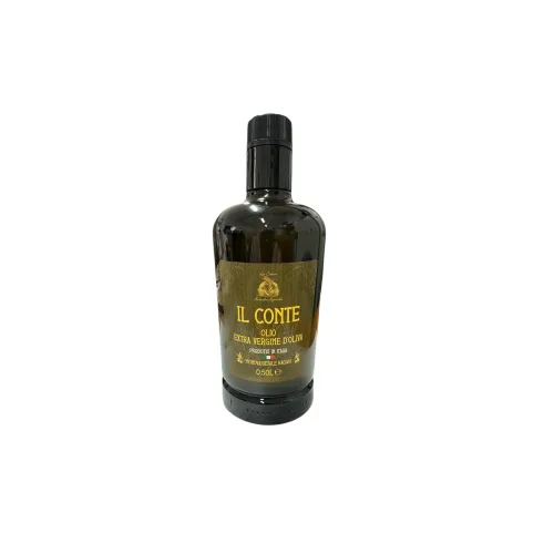 IL CONTE - Olio Extra Vergine di Oliva Monovarietale Raggia - Bottiglia 0.5L