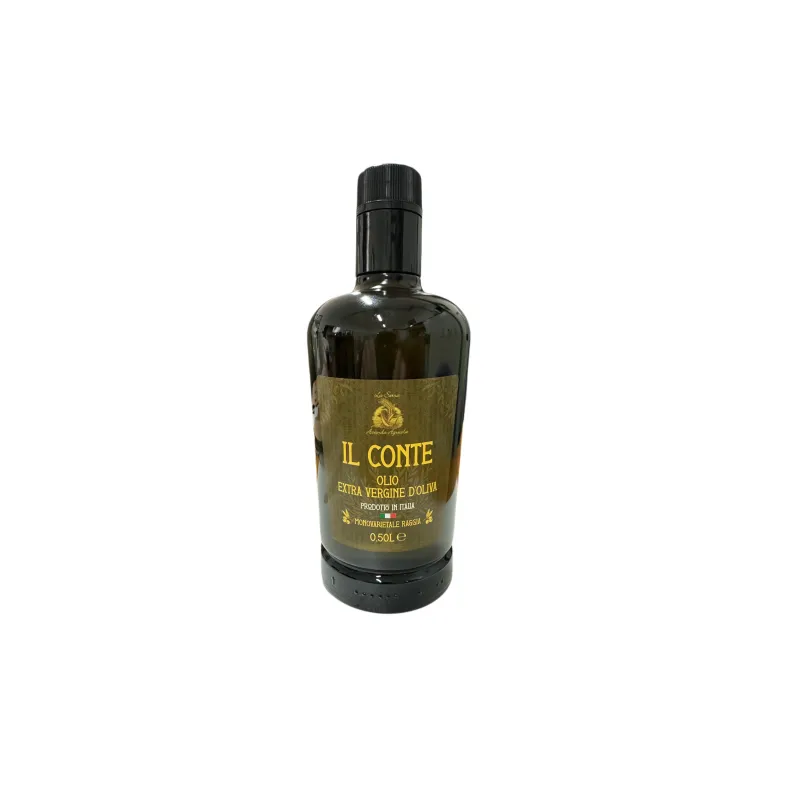 IL CONTE - Single-Variety Raggia Extra Virgin Olive Oil - 0.5 L Bottle