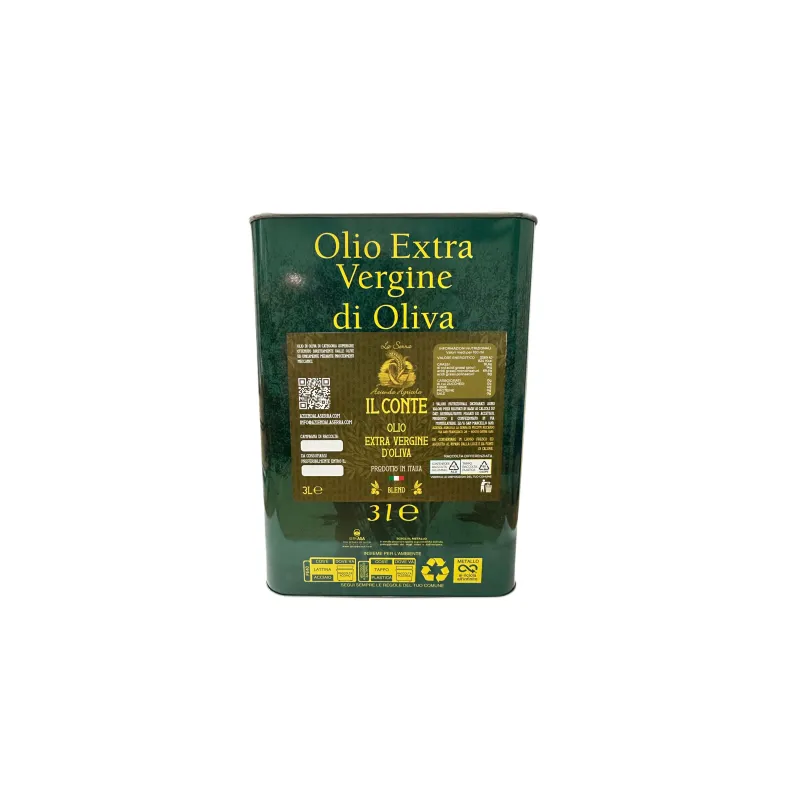 IL CONTE - Olio Extra Vergine di Oliva Blend - Latta 3L