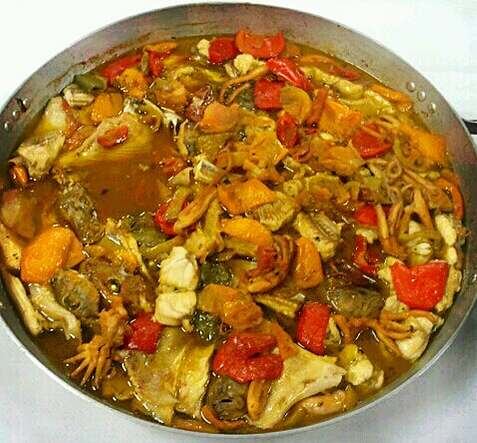 San Benedetto fish stew (brodetto alla sambenedettese)