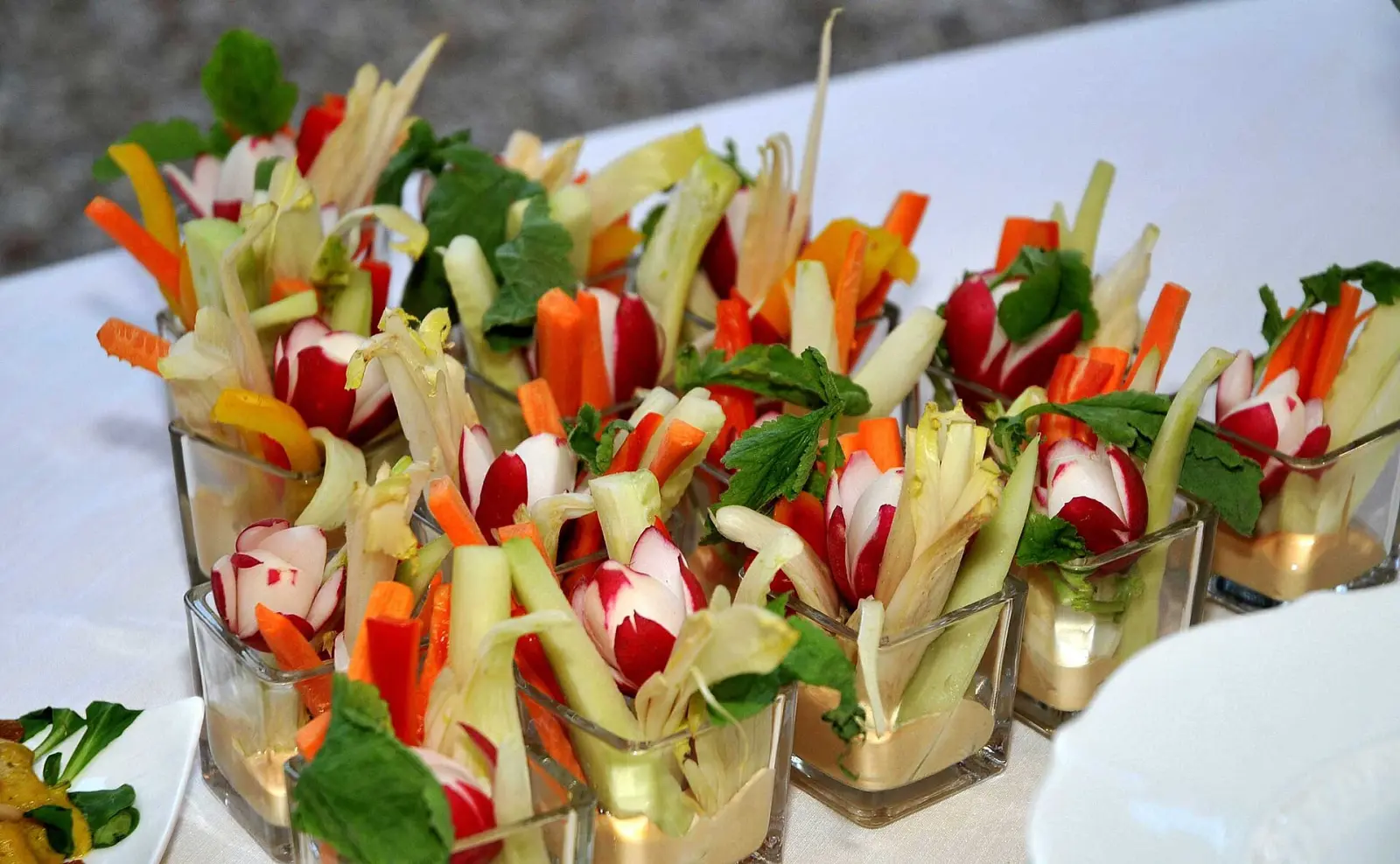 Pinzimonio (raw vegetables in olive oil)